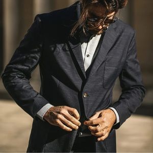 The Telegraph Jacket in Navy Slub from Taylor Stitch Size L BNWT